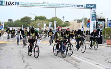 Strong Turnout for the 10KM Ladies Cycling Race